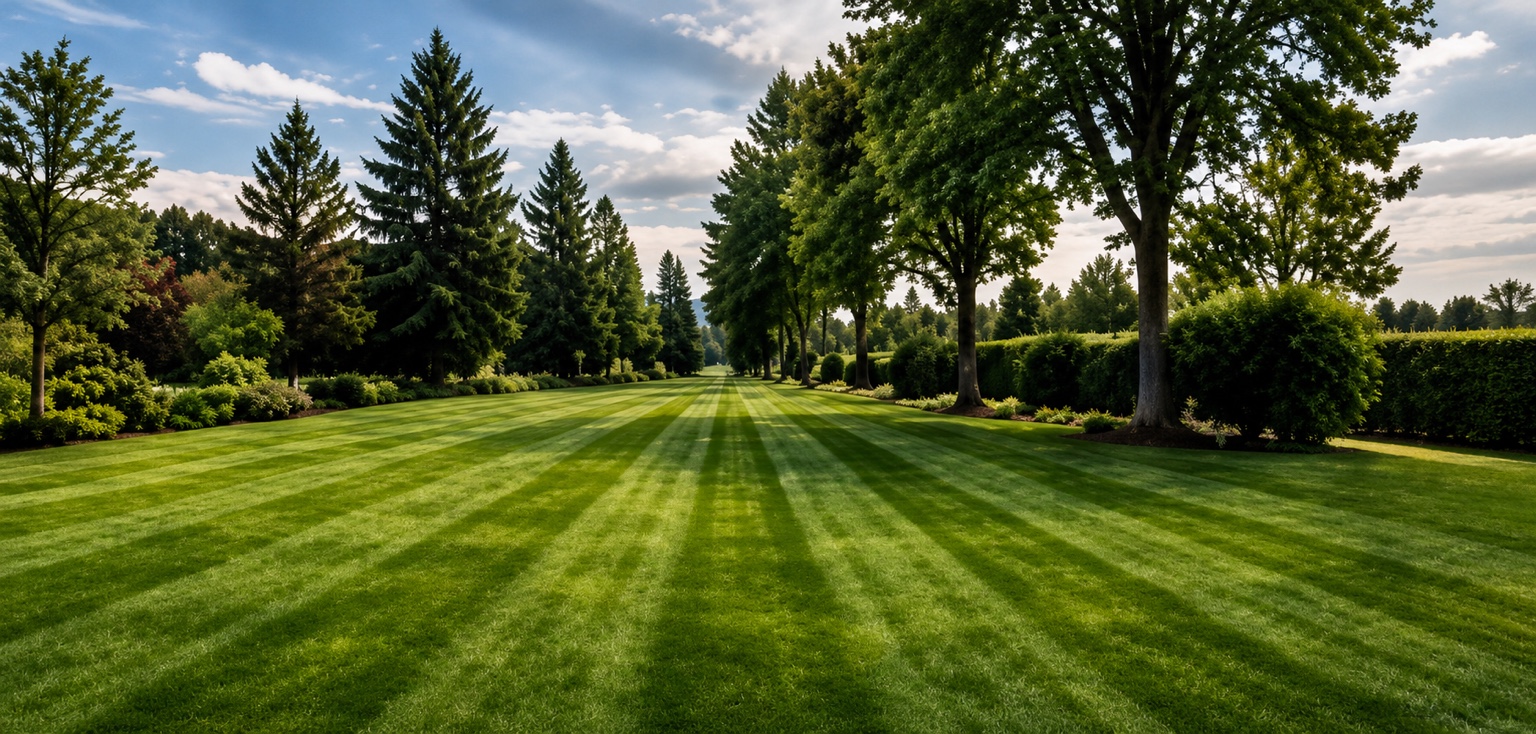 Professional lawn maintenance